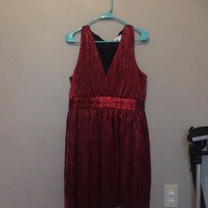 Shinny Red Dress